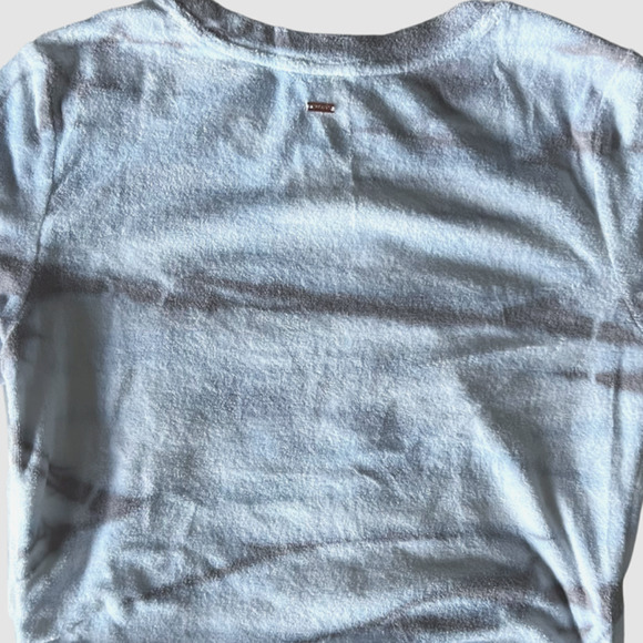 Victoria's Secret Beach Terry Cloth Ruched Side Dress Gray/Blue Tie Dye, NW-Sz S - Picture 8 of 9